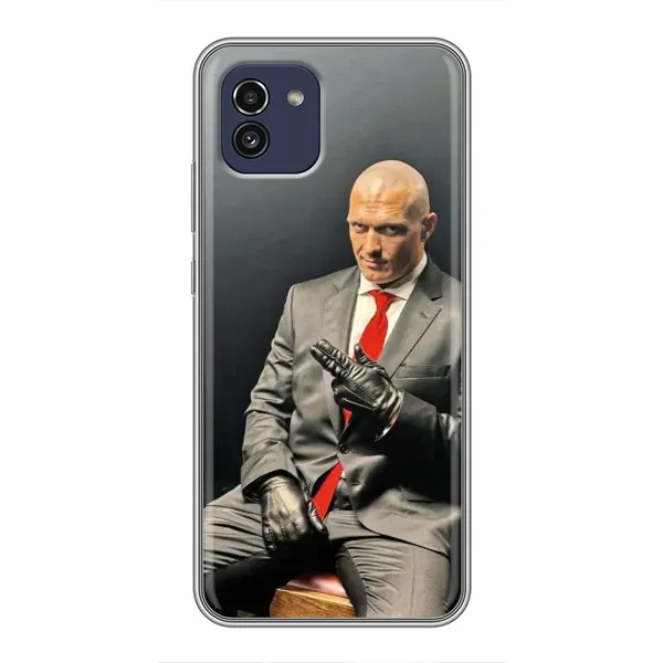 Чехол с принтом «Усик Hitman» для Samsung Galaxy A03 (A035)