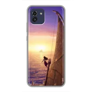 Чехол с мультфильмом Моана Samsung Galaxy A03 (A035) (Закат Ваяна)