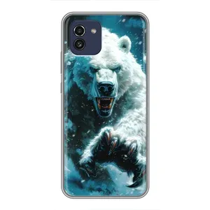 Чехол с принтом «Полярный медведь» для Samsung Galaxy A03 (A035)