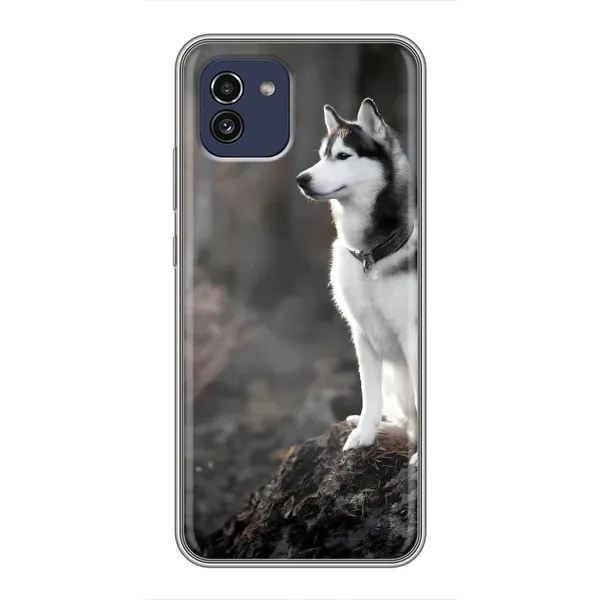 Чехол с принтом «Верный пес» для Samsung Galaxy A03 (A035)