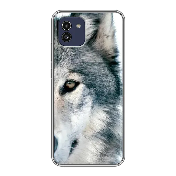 Чехол с принтом «Волк» для Samsung Galaxy A03 (A035)