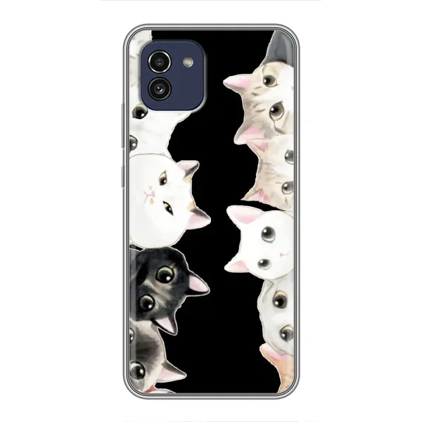 Чехол с принтом «Взгляд котов» для Samsung Galaxy A03 (A035) Чехол с принтом «Взгляд котов» для Samsung Galaxy A03 (A035)