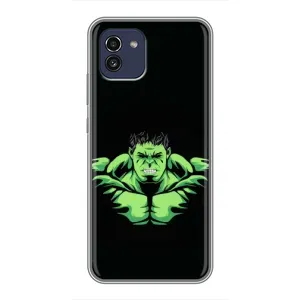 Чехлы с героями Марвел Samsung Galaxy A03 (A035) (VPrint) (Зелёный Халк)