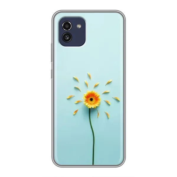 Чохол з принтом «Жовта квітка» для Samsung Galaxy A03 (A035) Чохол з принтом «Жовта квітка» для Samsung Galaxy A03 (A035)