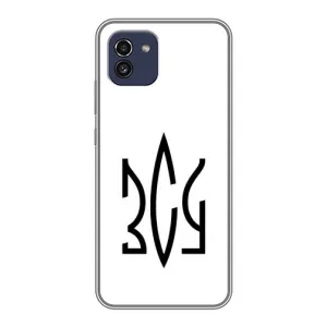 Чехлы для Samsung Galaxy A03 (A035) Укр. Символика (AlphaPrint) (ЗСУ герб)