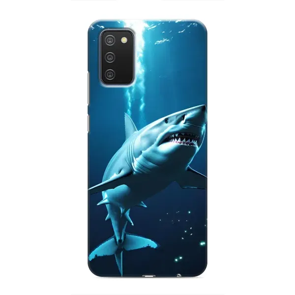 Чехол с принтом «Акула под водой» для Samsung Galaxy A03s