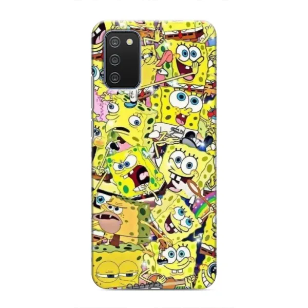 Чохол з принтом «Емоції Спан Боба» для Samsung Galaxy A03s