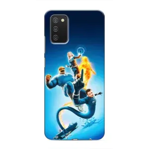 Чехол с принтом Фантастическая четверка для Samsung Galaxy A03s (Герои Фантастическая Четверка)