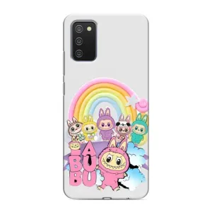 Чехол с Лабубу на Samsung Galaxy A03s (Фон Лабубу)