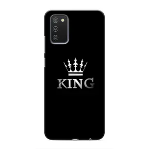 Чехол с Короной Самсунг А03с - (AlphaPrint) (KING)