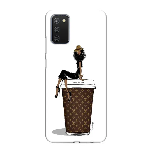 Чохол з принтом «кава LOUIS VUITTON» для Samsung Galaxy A03s
