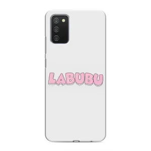 Чехол с Лабубу на Samsung Galaxy A03s (Лого Лабубу)