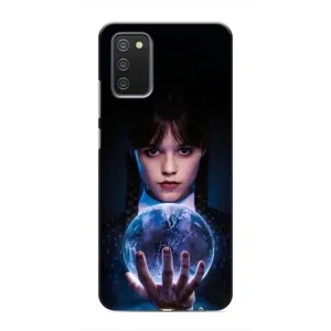 Чехол с дизайном Венздей 2 на Samsung Galaxy A03s (Магическая сфера Уэнздей)