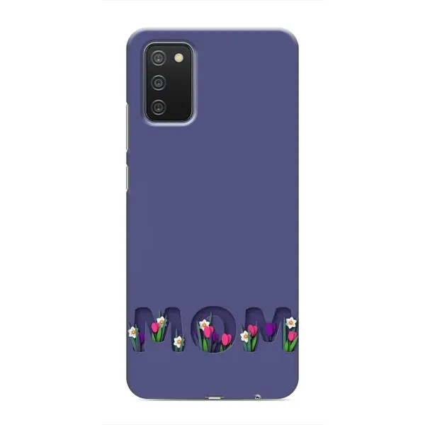 Чехол с принтом «Мама в цветах» для Samsung Galaxy A03s