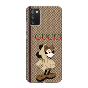 Чехлы ГУЧЧИ для Самсунг А03с (AlphaPrint) (Mickey GUCCI)