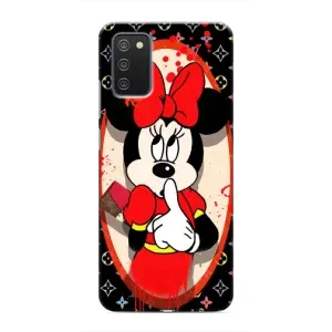 Чехол Disney Mouse Samsung Galaxy A03s (PREMIUMPrint) (Минни Маус ЛВ)