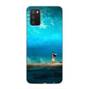 Чехол с мультфильмом Моана Samsung Galaxy A03s (Океан Моана)