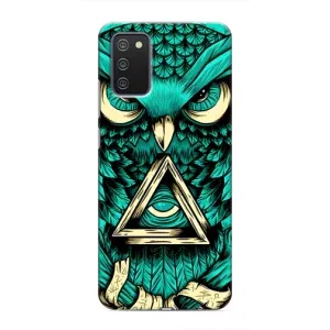Чохол з пташками на Samsung Galaxy A03s (VPrint) (Сова з оком)