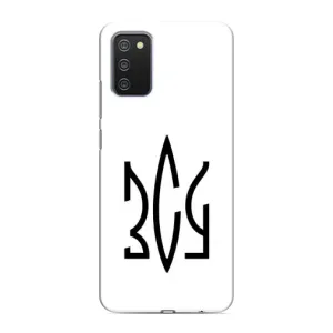 Чехлы для Samsung Galaxy A03s  Укр. Символика (AlphaPrint) (ЗСУ герб)