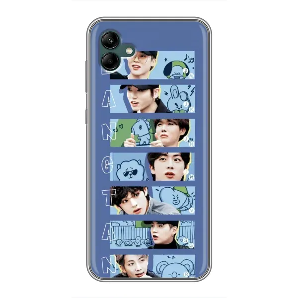 Чохол з принтом «Bangtan» для Samsung Galaxy A04