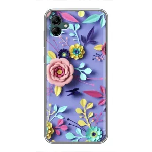 Чохли з квітами для Samsung Galaxy A04 (VPrint) (Дизайн квітів)