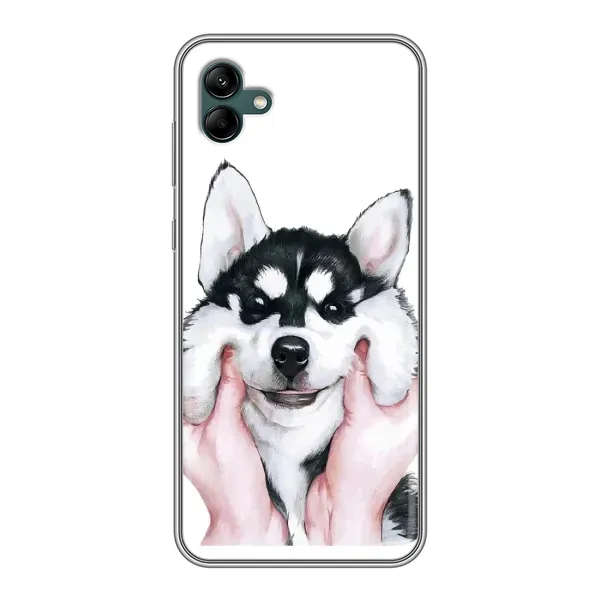 Чохол з принтом «Радісний Хаскі» для Samsung Galaxy A04 Чохол з принтом «Радісний Хаскі» для Samsung Galaxy A04