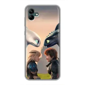 Чохол як приборкати дракона на Samsung Galaxy A04 (Гикавка і Астрід)