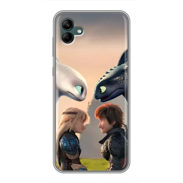 Чохол з принтом «Гикавка і Астрід» для Samsung Galaxy A04