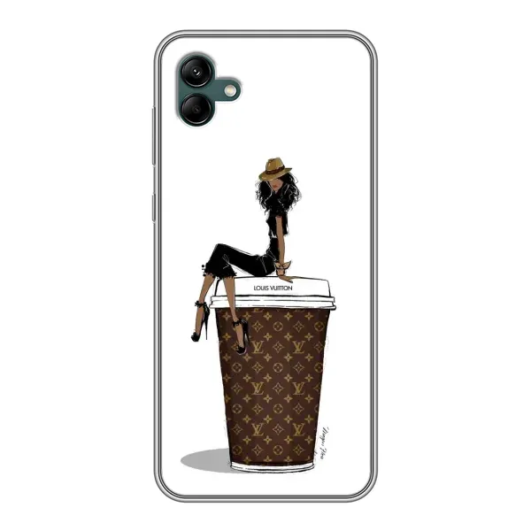 Чехол с принтом «кофе LOUIS VUITTON» для Samsung Galaxy A04