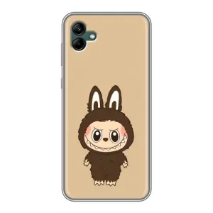 Чехол с Лабубу на Samsung Galaxy A04 (Bored Ape в красном)