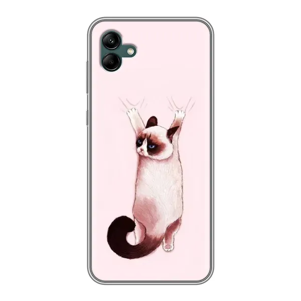 Чохол з принтом «Котик падає» для Samsung Galaxy A04