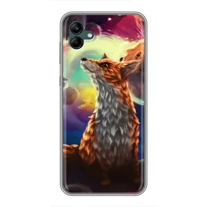 Чохли з картинкою Лисичка для Samsung Galaxy A04 (VPrint) (Лисичка в космосі)