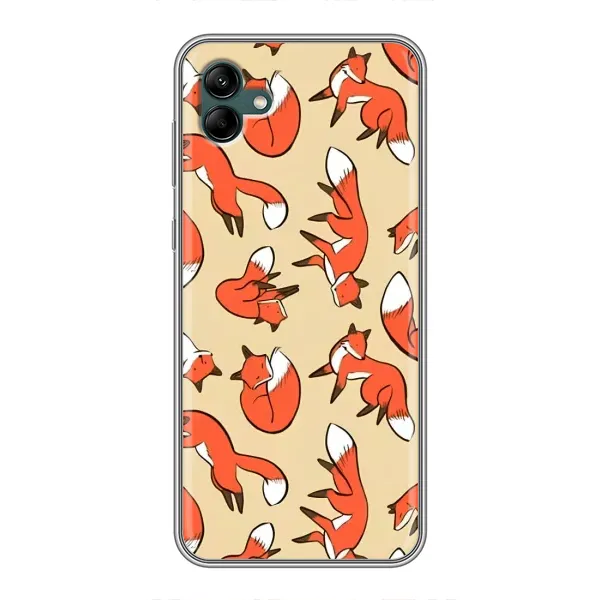 Чохол з принтом «Лисички» для Samsung Galaxy A04 Чохол з принтом «Лисички» для Samsung Galaxy A04