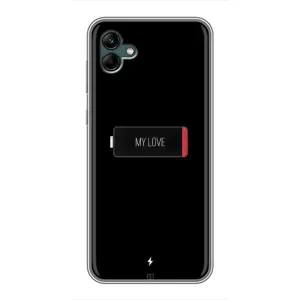 Чехлы для любимой на Самсунг Галаксі А04 (VPrint) (Love battery)