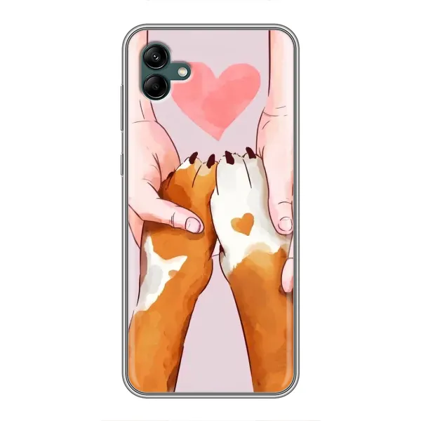 Чохол з принтом «Любовь до собак» для Samsung Galaxy A04 Чохол з принтом «Любовь до собак» для Samsung Galaxy A04