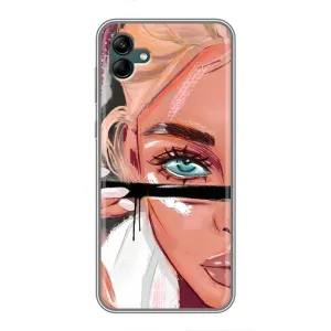 Чохол з друком для Samsung Galaxy A04 - (Мода) (AlphaPrint) (Макіяж)