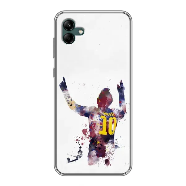Чехол с принтом «Messi Barca» для Samsung Galaxy A04