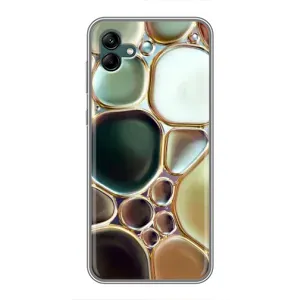Мраморний чехол на Samsung Galaxy A04 (VPrint) (Радужний Мрамор)