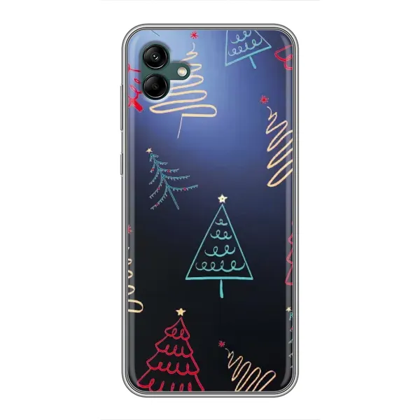 Чехол с принтом «Рождественские елки» для Samsung Galaxy A04