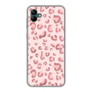 Чохол з розовим принтом для Samsung Galaxy A04 (Рожевий леопард)