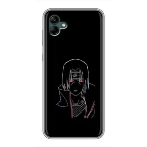 Чохли на тему: Ітачи Учіха для Samsung Galaxy A04 (AlphaPrint) (силует Ітачі)