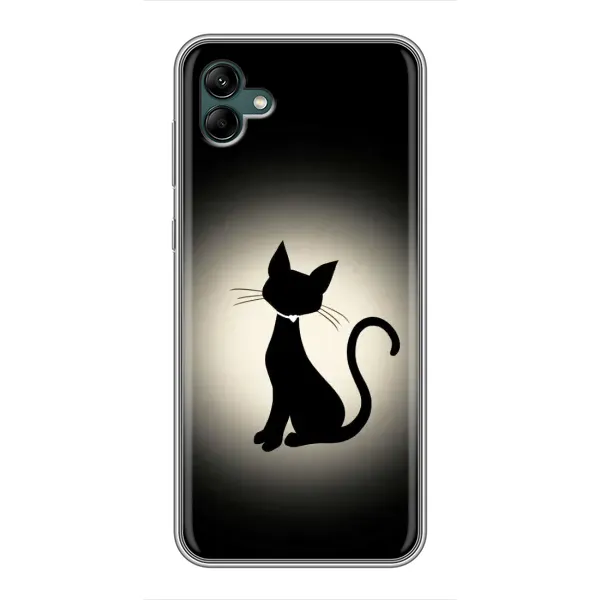 Чехол с принтом «Силуэт котика» для Samsung Galaxy A04
