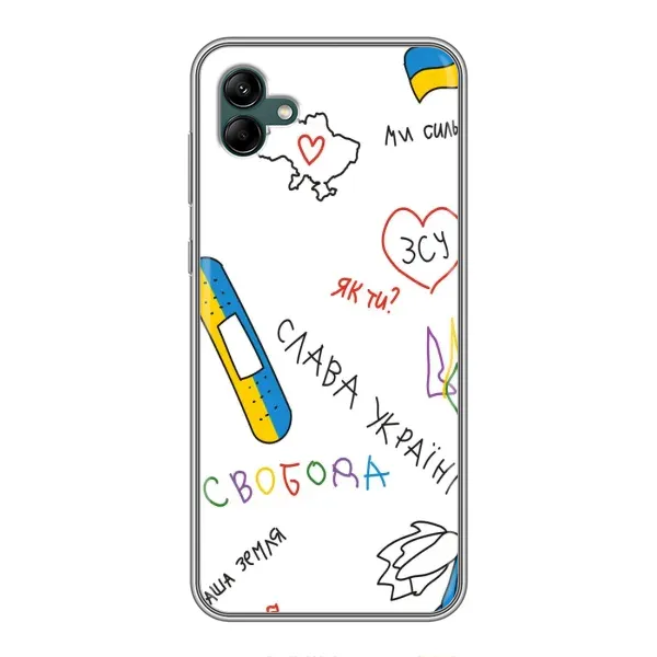 Чехол с принтом «Стикер» для Samsung Galaxy A04