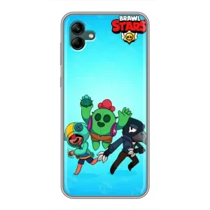 Чехлы Brawl Stars для Samsung Galaxy A04 (AlphaPrint) (Тріо героїв)