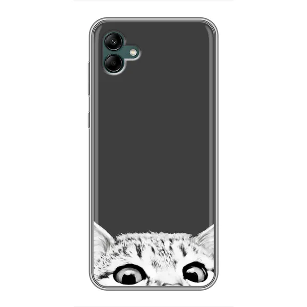 Чохол з принтом «Виглядає котик» для Samsung Galaxy A04
