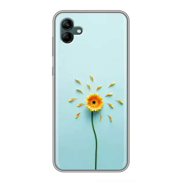 Чехол с принтом «Желтый цветок» для Samsung Galaxy A04