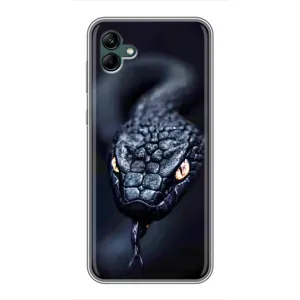 Чохол з картинкою 'Хижаки' для Samsung Galaxy A04 (Чорна змія)
