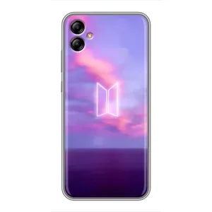 Чохли BTS для Samsung Galaxy A04e (A042) (AlphaPrint) (BTS логотип)