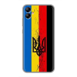 Украинские Чехлы для Samsung Galaxy A04e (A042) с картинкой УПА (AlphaPrint) (Прапор УПА)