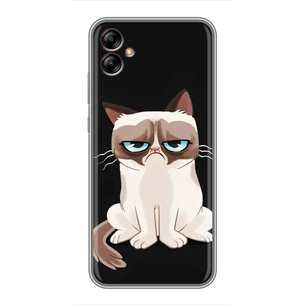 Чехол с принтом «Грустный кот» для Samsung Galaxy A04e (A042)